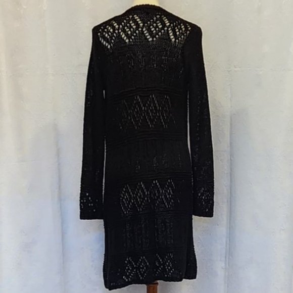 BCBG Maxazria Black Knit Sweater - Picture 3 of 15